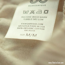 Load image into Gallery viewer, 100% Certified Organic Cotton made in USA