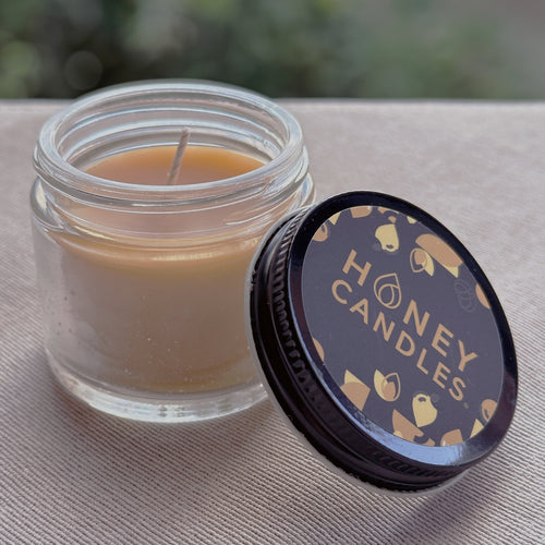 Natural Beeswax Jar Candle