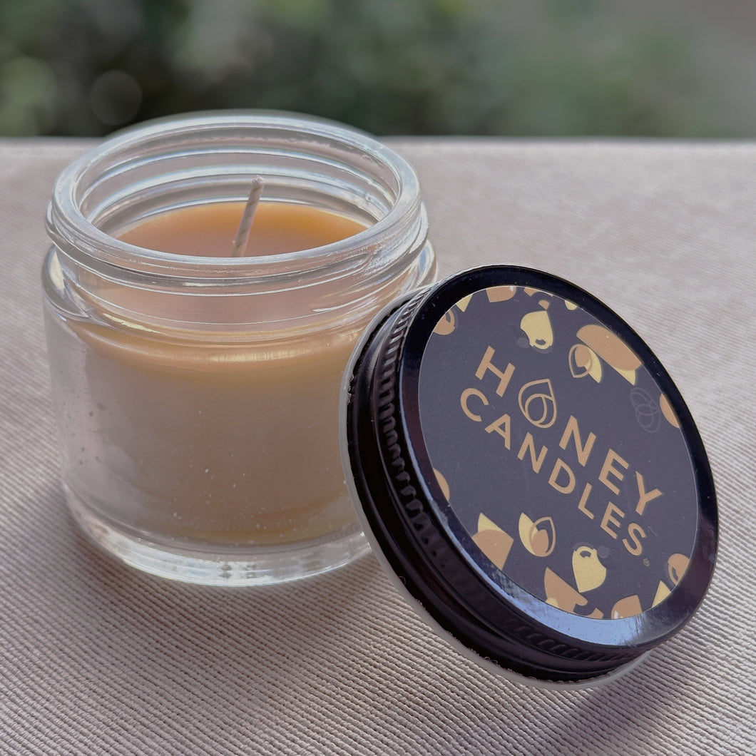 Natural Beeswax Jar Candle