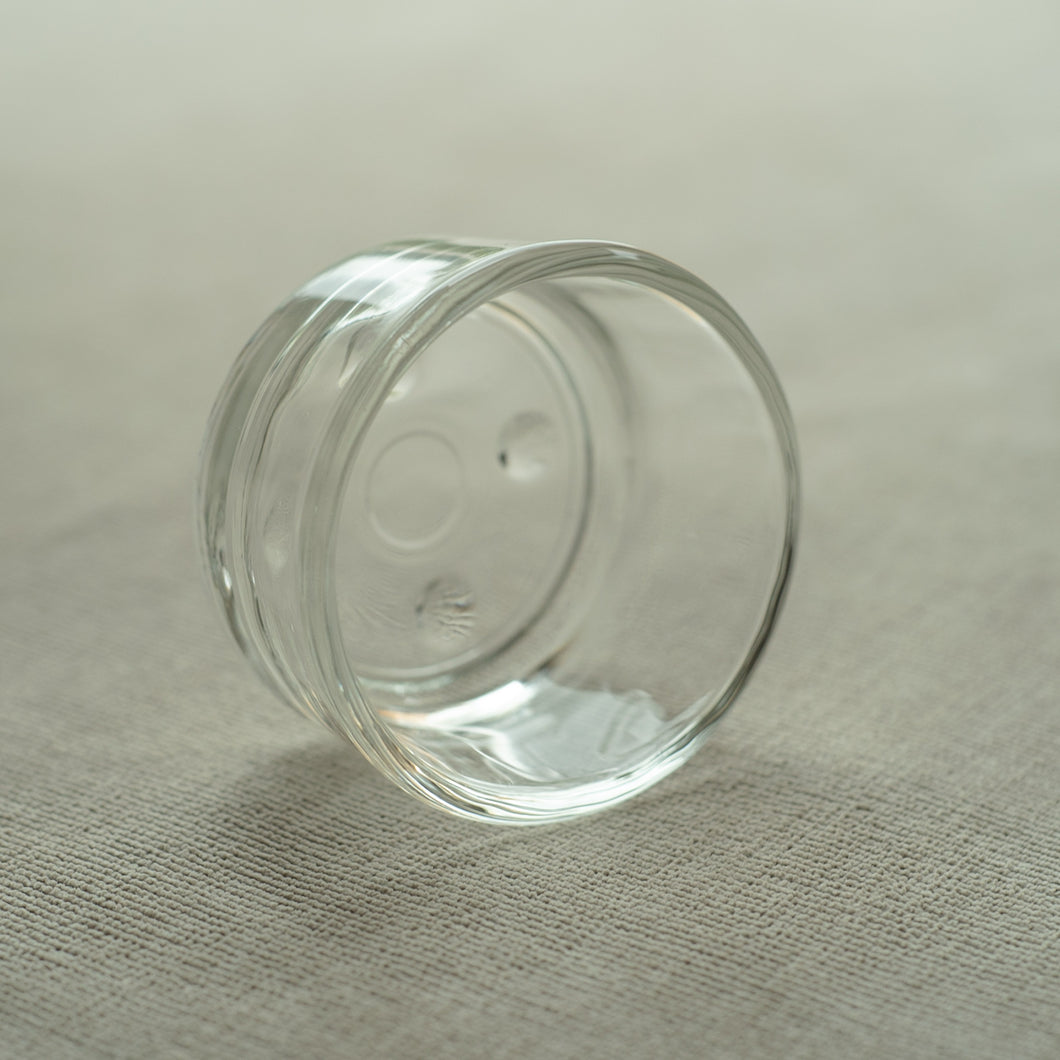 Clear Glass Tealight Candle Cup