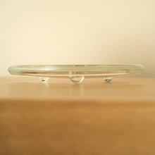 Load image into Gallery viewer, Clear Glass round Pillar Candle Plate
